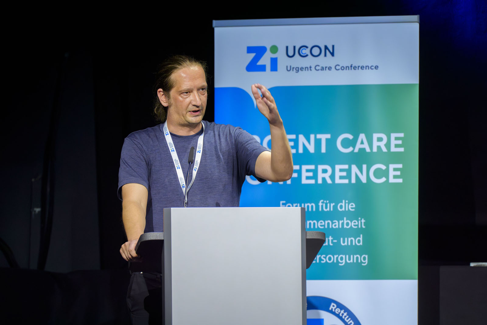 Thomas Czihal während seines Impulses zum Themenblock Gesundheitsleitsysteme.